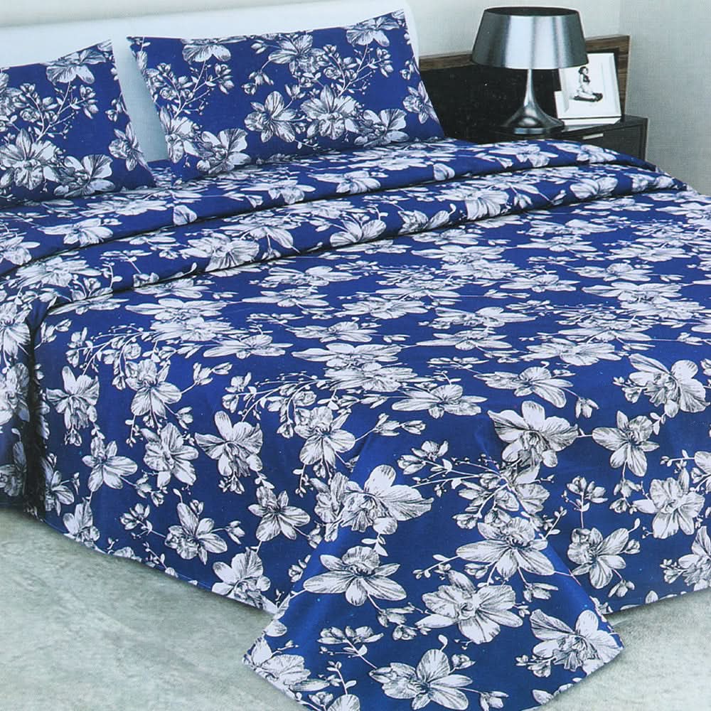 Double Bedsheet 3Pcs - Multi Color, Double Size Bed Sheet, Chase Value, Chase Value