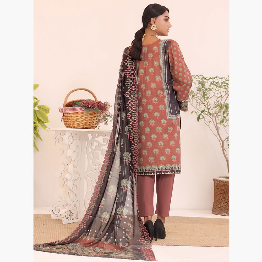 Esra Lawn Digital Printed Embroidered 3Pcs Unstitched Suit - 2, Women, 3Pcs Shalwar Suit, Rana Arts, Chase Value