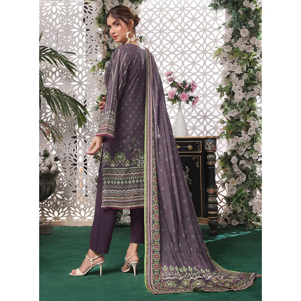 Bin Hameed Rim Jim Lawn Premium Printed Embroidered Unstitched 3Pcs Suit - TS-92, Women, 3Pcs Shalwar Suit, Rana Arts, Chase Value