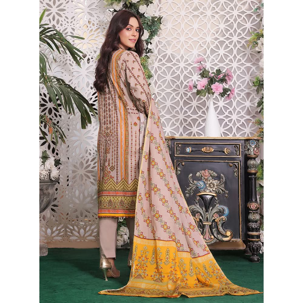Bin Hameed Rim Jim Lawn Premium Printed Embroidered Unstitched 3Pcs Suit - TS-93, Women, 3Pcs Shalwar Suit, Rana Arts, Chase Value