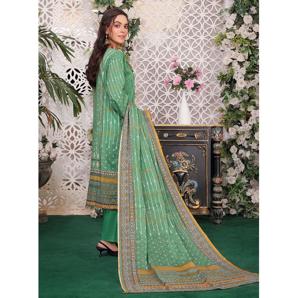 Bin Hameed Rim Jim Lawn Premium Printed Embroidered Unstitched 3Pcs Suit - TS-91, Women, 3Pcs Shalwar Suit, Rana Arts, Chase Value