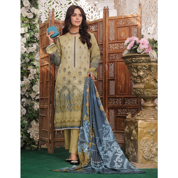 Bin Hameed Rim Jim Lawn Premium Printed Embroidered Unstitched 3Pcs Suit - RAY-60, Women, 3Pcs Shalwar Suit, Rana Arts, Chase Value