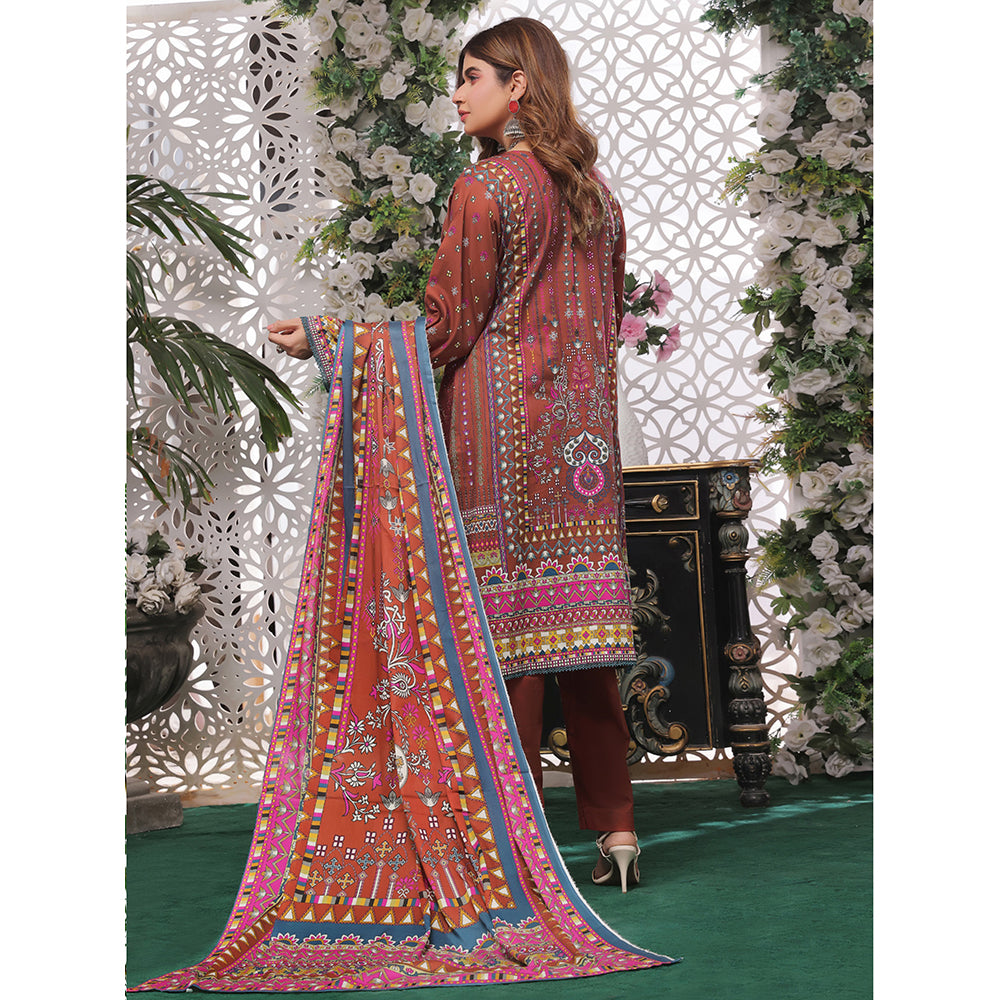Bin Hameed Rim Jim Lawn Premium Printed Embroidered Unstitched 3Pcs Suit - SF-59, Women, 3Pcs Shalwar Suit, Rana Arts, Chase Value