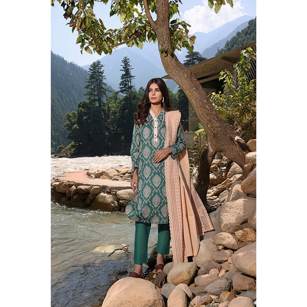 Bin Hameed Zara Lawn Printed Embroidered 3Pcs Suit - CK-08, Women, 3Pcs Shalwar Suit, Rana Arts, Chase Value