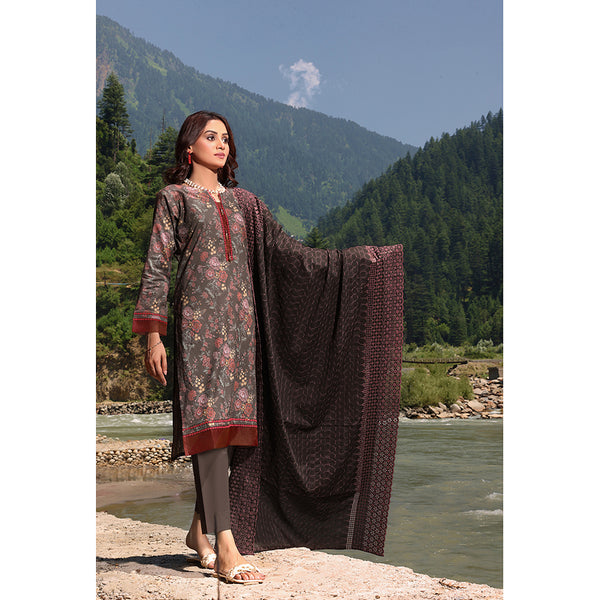 Bin Hameed Zara Lawn Printed Embroidered 3Pcs Suit - CK-09, Women, 3Pcs Shalwar Suit, Rana Arts, Chase Value