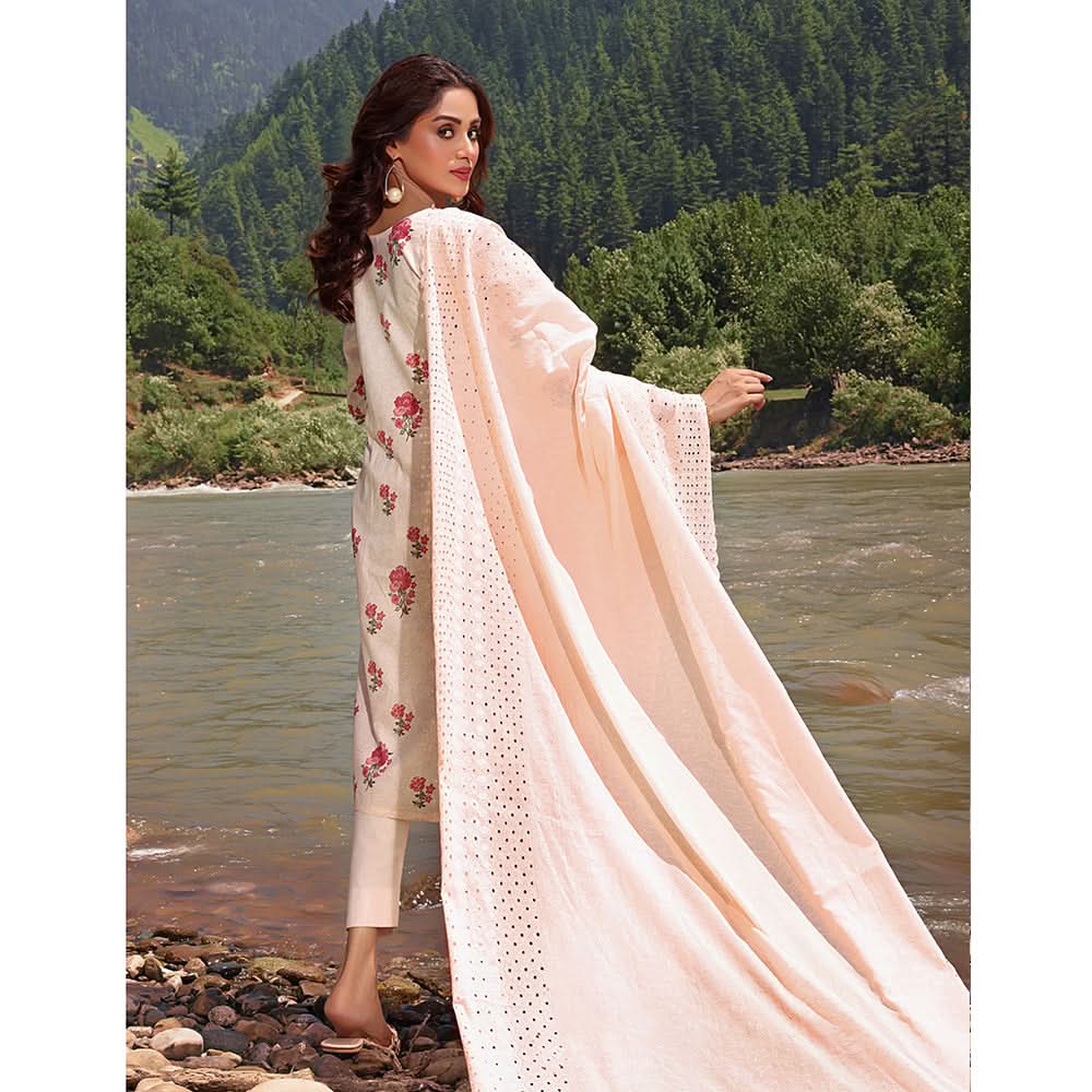 Bin Hameed Zara Lawn Printed Embroidered 3Pcs Suit - CK-01, Women, 3Pcs Shalwar Suit, Rana Arts, Chase Value