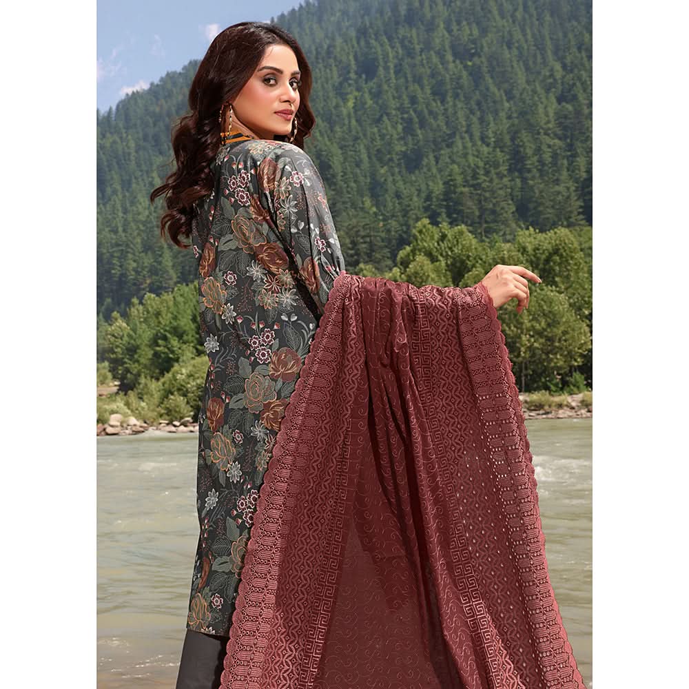 Bin Hameed Zara Lawn Printed Embroidered 3Pcs Suit - CK-02, Women, 3Pcs Shalwar Suit, Rana Arts, Chase Value