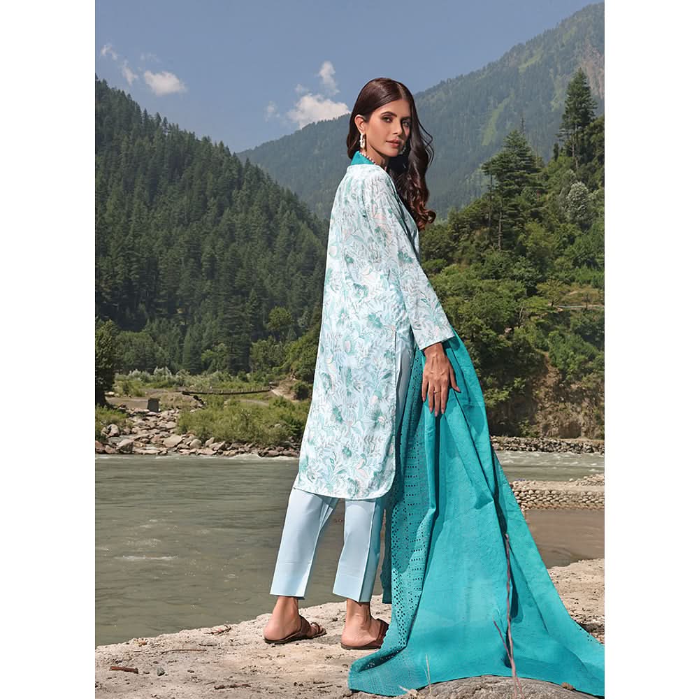 Bin Hameed Zara Lawn Printed Embroidered 3Pcs Suit - CK-03, Women, 3Pcs Shalwar Suit, Rana Arts, Chase Value