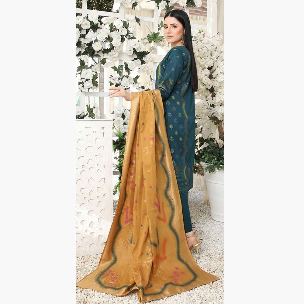 Rangrez Lawn Jacquard Embroidered Unstitched 3Pcs Suit - 1, Women, 3Pcs Shalwar Suit, Rana Arts, Chase Value