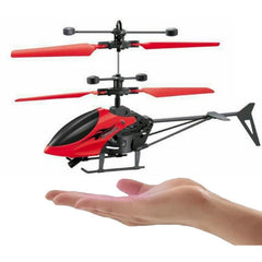 Remote Control Flying Helicopter With motion sensor - Red