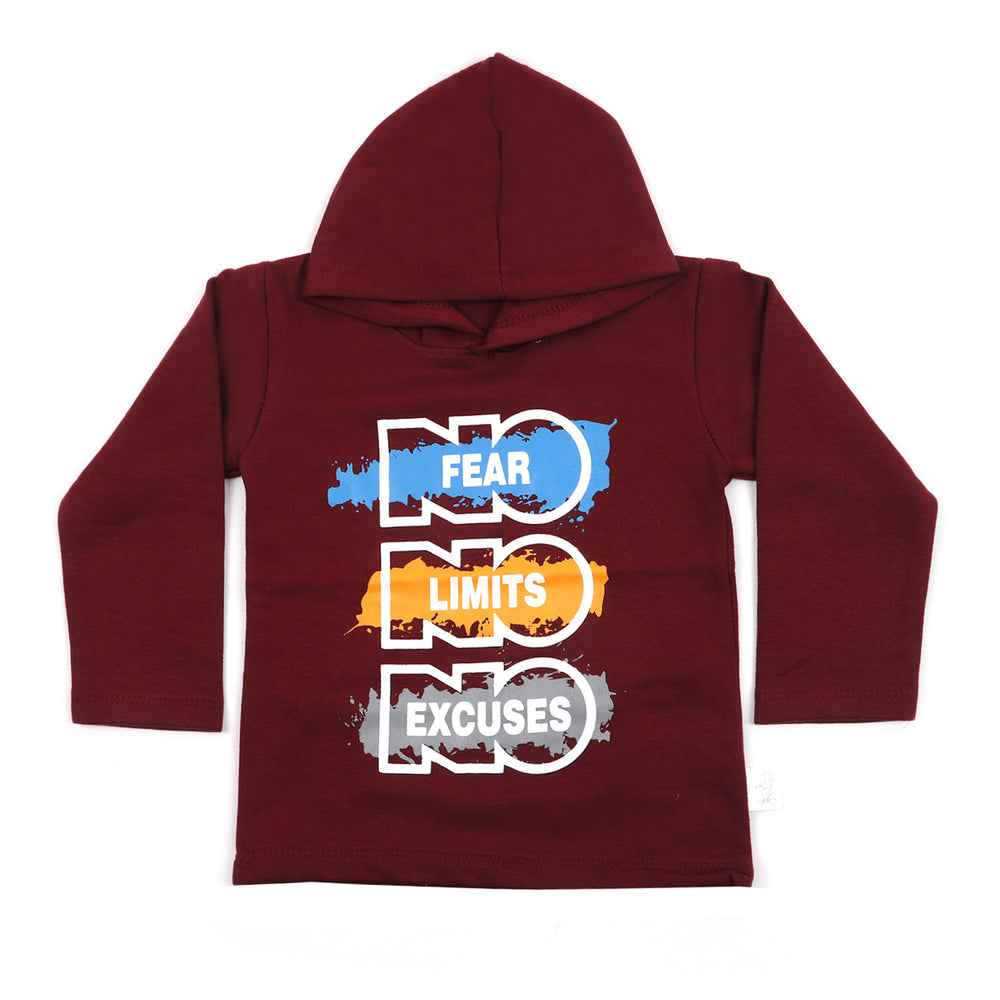 Boys Full Sleeves Hoodie - Red, Boys Hoodies & Sweat Shirts, Chase Value, Chase Value