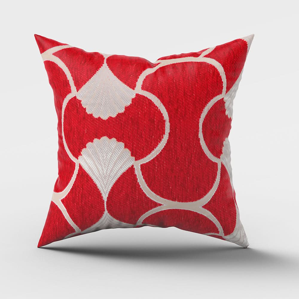 Jacquard Cushion - Red, Cushions & Pillows, Chase Value, Chase Value