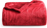 Mansion Solid Flannel Single Compact Throw - Red, Blanket, Chase Value, Chase Value