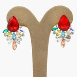 Women's Stud Earring - Red, Women Earrings & Tops, Chase Value, Chase Value