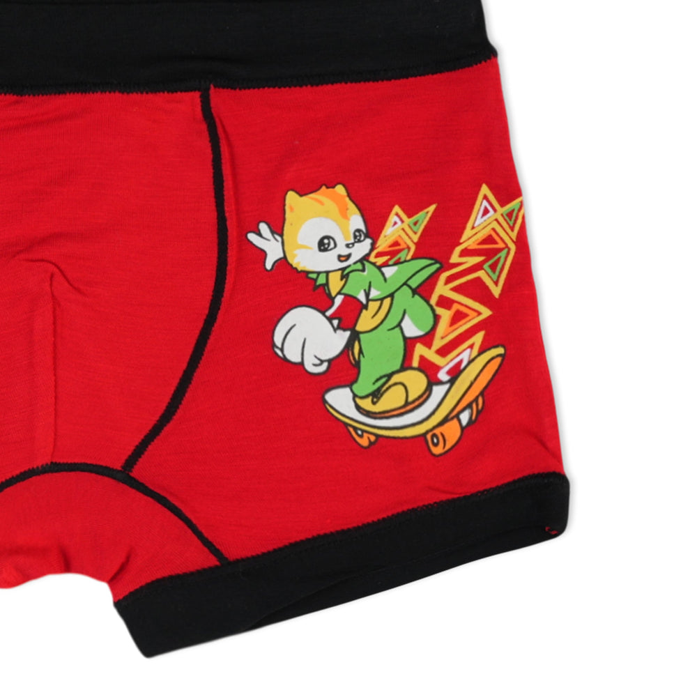 Boys Boxer - Red, Boys Underwear, Chase Value, Chase Value