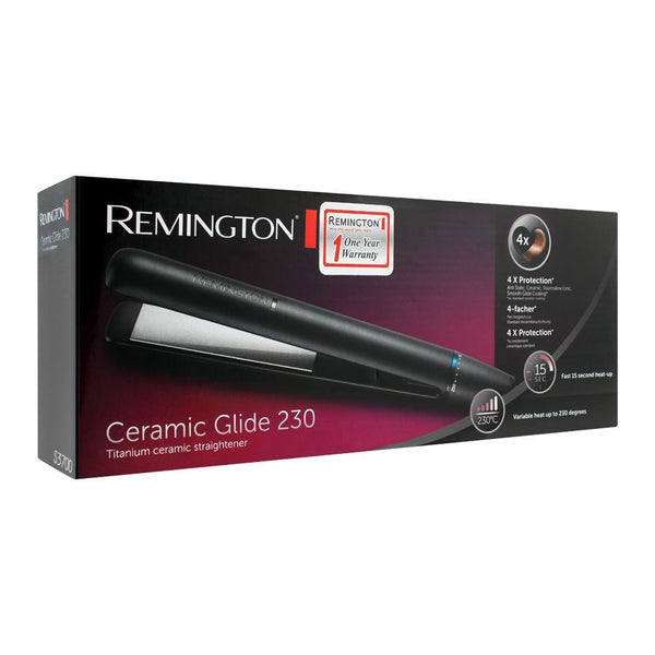 Remington Ceramic Glide 230 Hair Straightener, S3700, Straightener & Curler, Remington, Chase Value