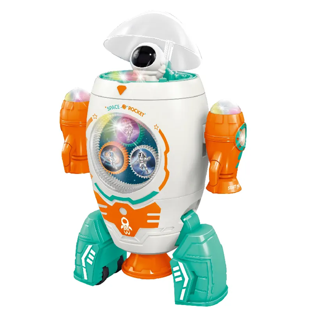 Rotating Space Rocket Educational Toys for kids, Musical Toys, Chase Value, Chase Value