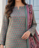 Salina Cambric Mid Summer Digital Printed Suit - 3 Pc