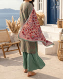 Salina Cambric Mid Summer Digital Printed Suit - 3 Pc