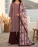 Salina Cambric Mid Summer Digital Printed Suit - 3 Pc