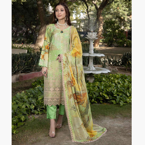 Schick Samar Heavy Embroidered Unstitched 3Pcs Suit, Women, 3Pcs Shalwar Suit, MI Creation, Chase Value