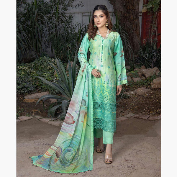 Schick Samar Heavy Embroidered Unstitched 3Pcs Suit, Women, 3Pcs Shalwar Suit, MI Creation, Chase Value