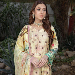 Schick Samar Heavy Embroidered Unstitched 3Pcs Suit, Women, 3Pcs Shalwar Suit, MI Creation, Chase Value