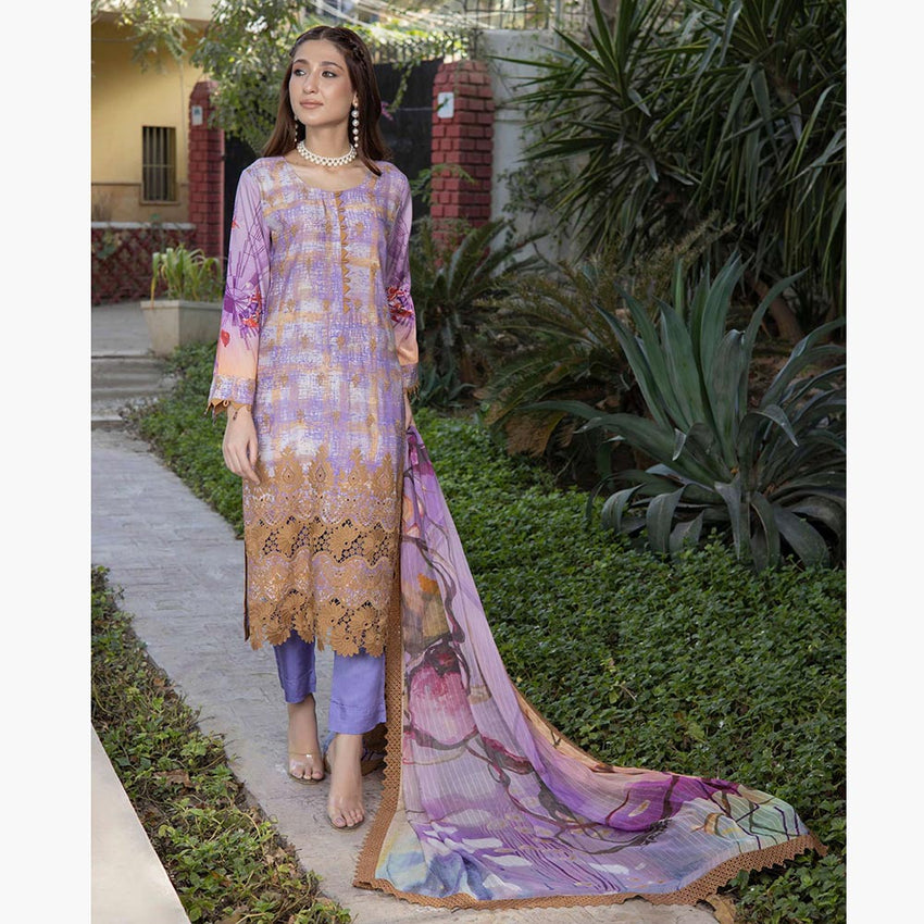 Schick Samar Heavy Embroidered Unstitched 3Pcs Suit, Women, 3Pcs Shalwar Suit, MI Creation, Chase Value