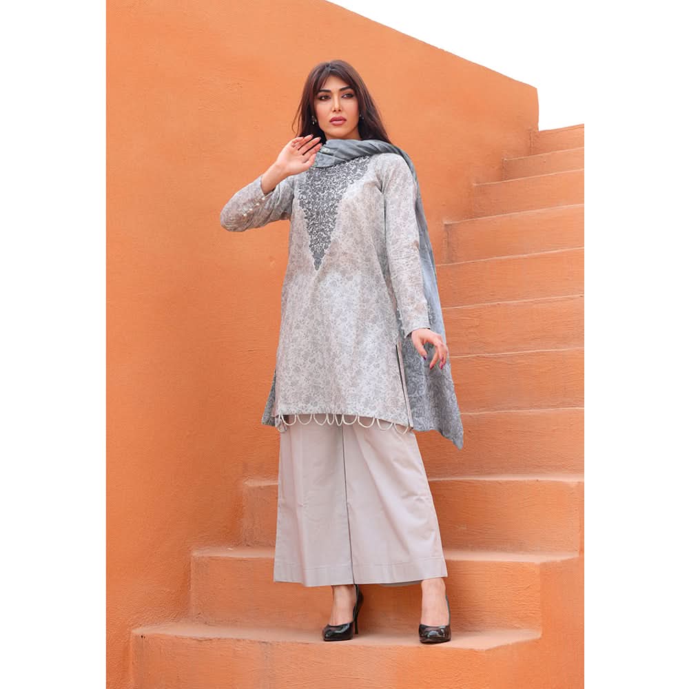 Rashid Samar Printed Embroidered Lawn Unstitched 3Pcs Suit - 8160, Women, 3Pcs Shalwar Suit, Rashid Textiles, Chase Value