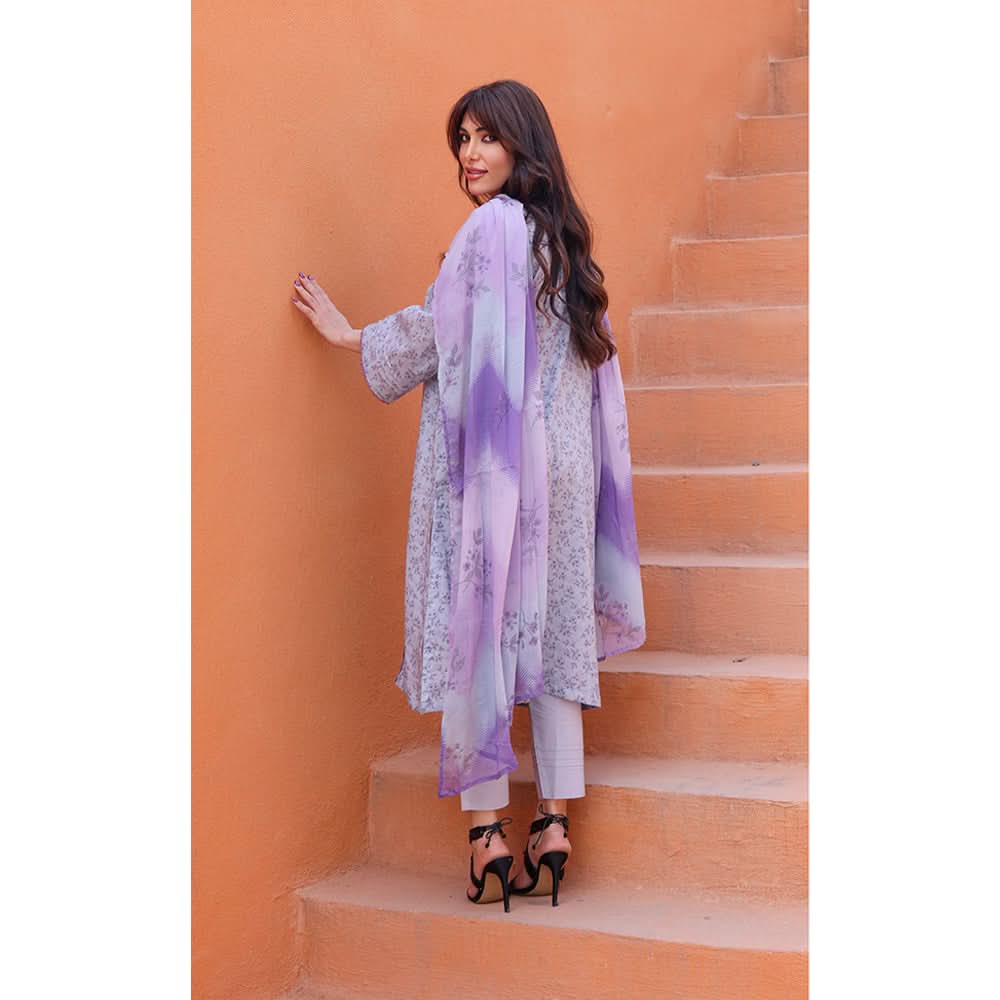 Rashid Samar Printed Embroidered Lawn Unstitched 3Pcs Suit - 8152, Women, 3Pcs Shalwar Suit, Rashid Textiles, Chase Value