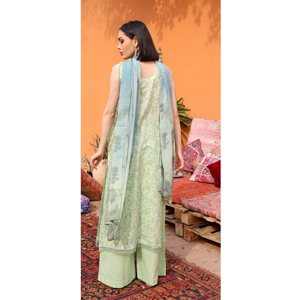 Rashid Samar Printed Embroidered Lawn Unstitched 3Pcs Suit - 8153, Women, 3Pcs Shalwar Suit, Rashid Textiles, Chase Value