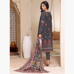 Evelyn Digital Printed Khaddar Embroidered Unstitched 3Pcs Suit, Women, 3Pcs Shalwar Suit, Rana Arts, Chase Value