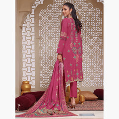 Evelyn Digital Printed Khaddar Embroidered Unstitched 3Pcs Suit, Women, 3Pcs Shalwar Suit, Rana Arts, Chase Value