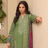 Evelyn Digital Printed Khaddar Embroidered Unstitched 3Pcs Suit, Women, 3Pcs Shalwar Suit, Rana Arts, Chase Value