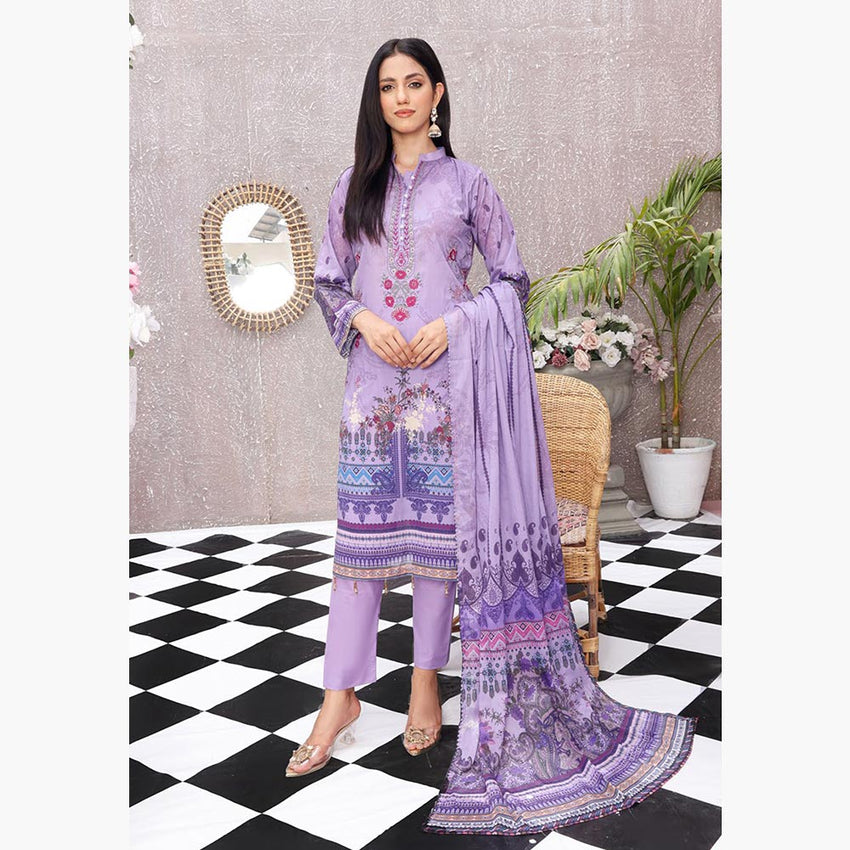 Bin Hameed WARDA Embroidered Unstitched 3Pcs Suit - SF-7097, Women, 3Pcs Shalwar Suit, Rana Arts, Chase Value
