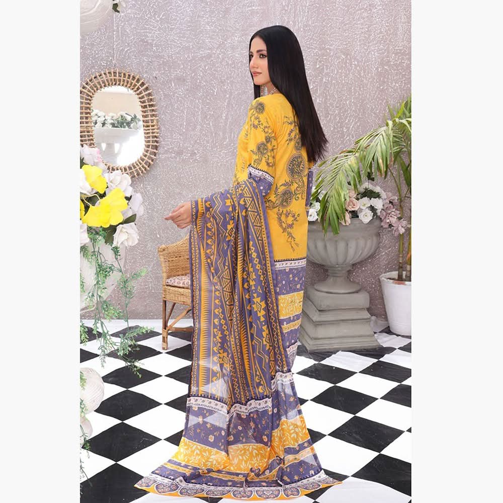 Bin Hameed WARDA Embroidered Unstitched 3Pcs Suit - SF-8001, Women, 3Pcs Shalwar Suit, Rana Arts, Chase Value