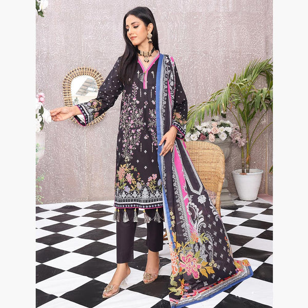 Bin Hameed WARDA Embroidered Unstitched 3Pcs Suit - SF-8003, Women, 3Pcs Shalwar Suit, Rana Arts, Chase Value