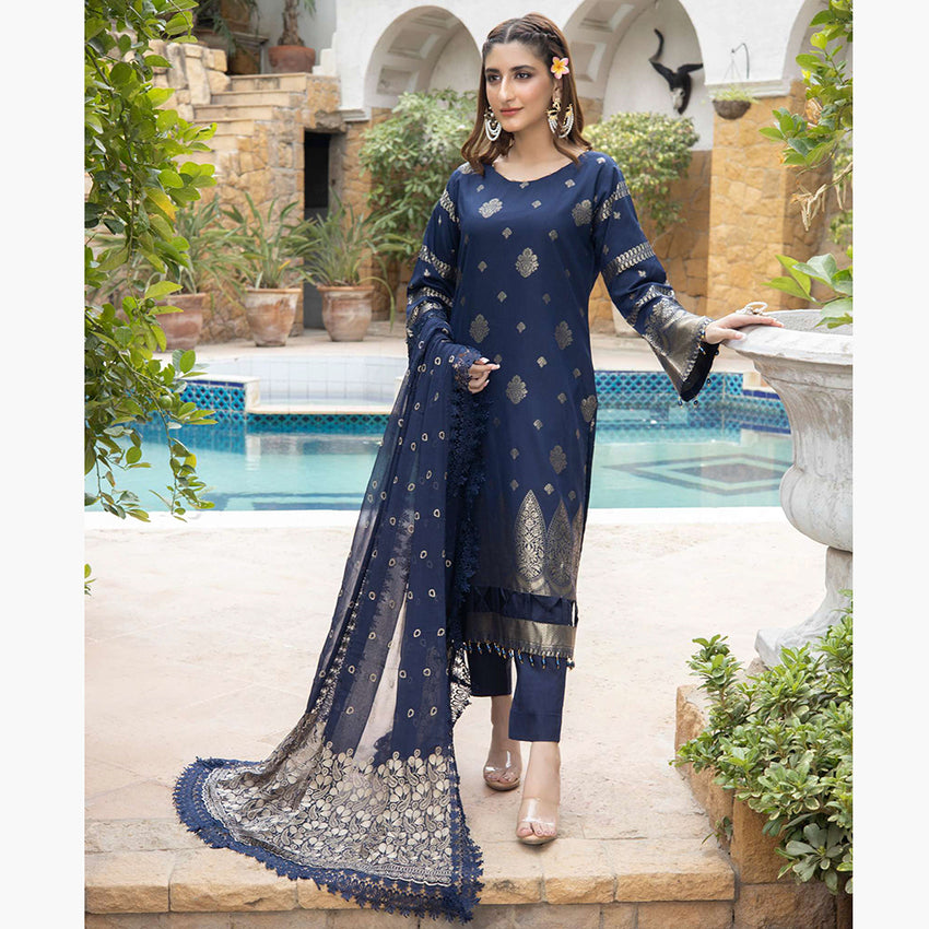 Schick Sofia Viscose Jacquard Broshia Unstitched 3Pcs Suit - 11, Women, 3Pcs Shalwar Suit, MI Creation, Chase Value