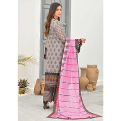 Sophia Lawn Printed Embroidered Unstitched 3Pcs Suit - 3, Women, 3Pcs Shalwar Suit, Zesh Textile, Chase Value