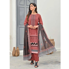 Sophia Lawn Printed Embroidered Unstitched 3Pcs Suit - 2, Women, 3Pcs Shalwar Suit, Zesh Textile, Chase Value