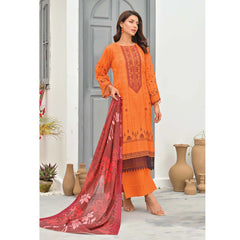 Sophia Lawn Printed Embroidered Unstitched 3Pcs Suit - 9, Women, 3Pcs Shalwar Suit, Zesh Textile, Chase Value