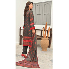 Sophia Lawn Printed Embroidered Unstitched 3Pcs Suit - 7, Women, 3Pcs Shalwar Suit, Zesh Textile, Chase Value