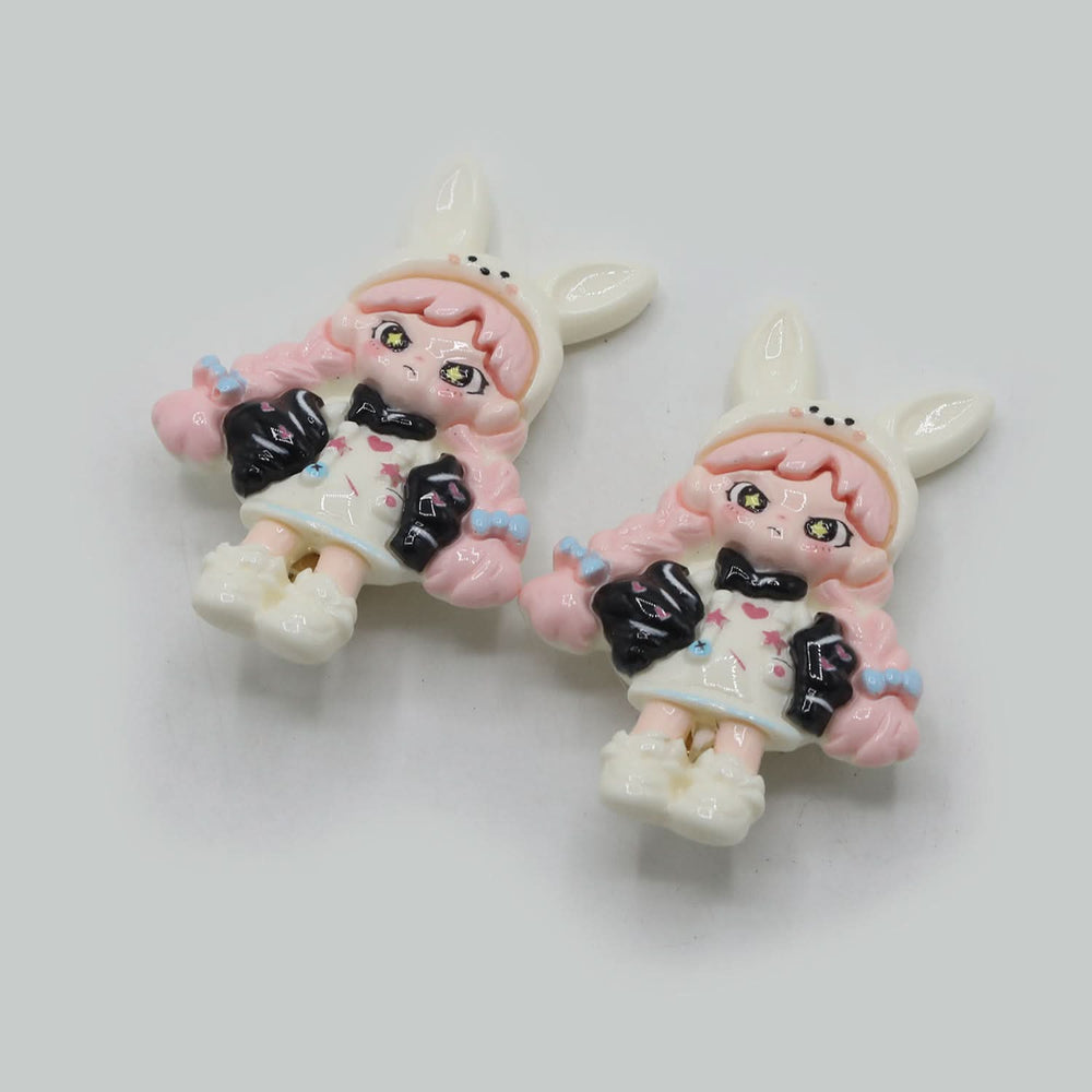 Hair Pins Pack of 2 - White, Girls Hair Accessories, Chase Value, Chase Value