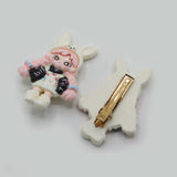 Hair Pins Pack of 2 - White, Girls Hair Accessories, Chase Value, Chase Value