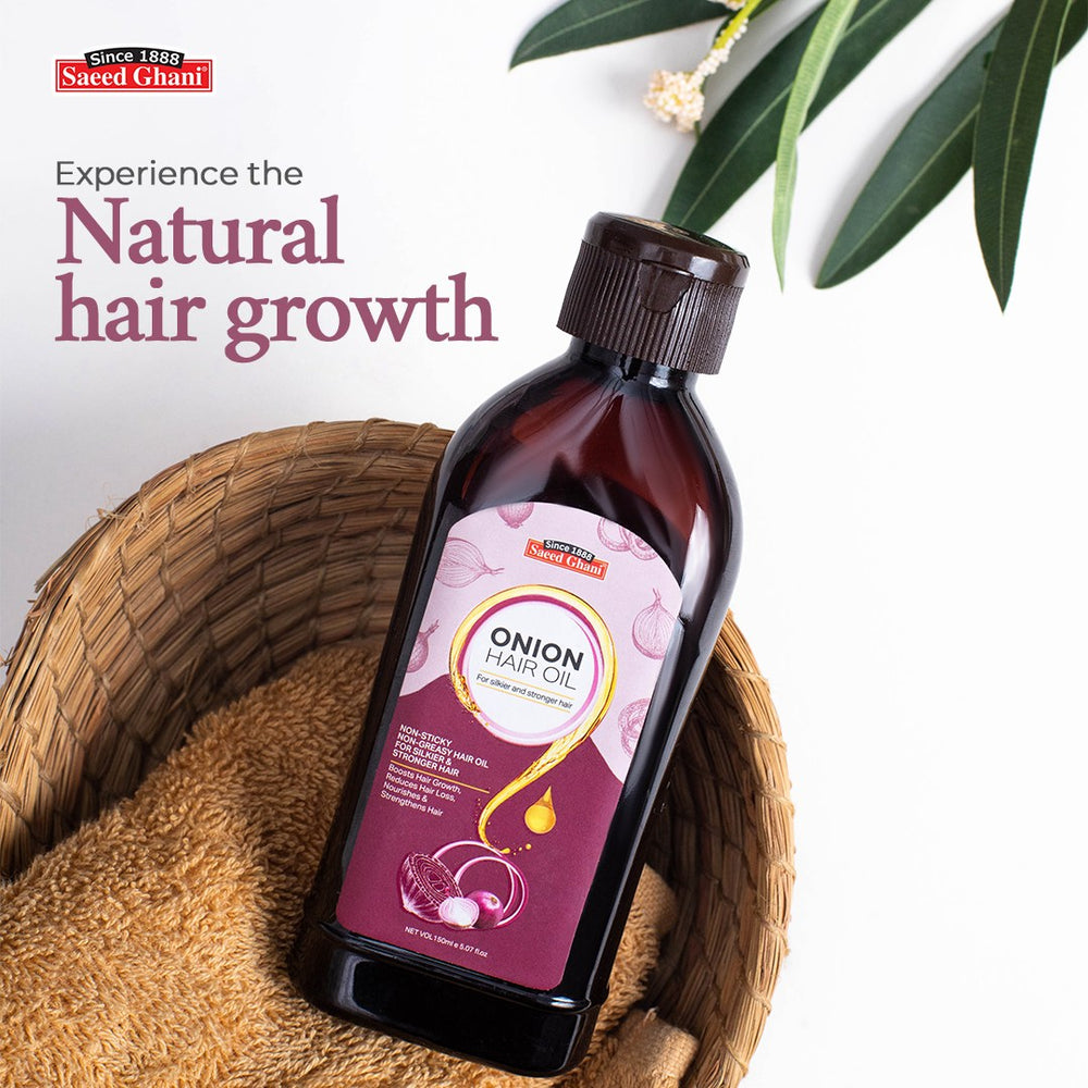 Saeed Ghani Onion Hair Growth Oil - 150ml, Hair Oils, Saeed Ghani, Chase Value