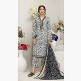 Salina Black & White Unstitched 3Pcs Suit - 8, Women, 3Pcs Shalwar Suit, Regalia Textiles, Chase Value