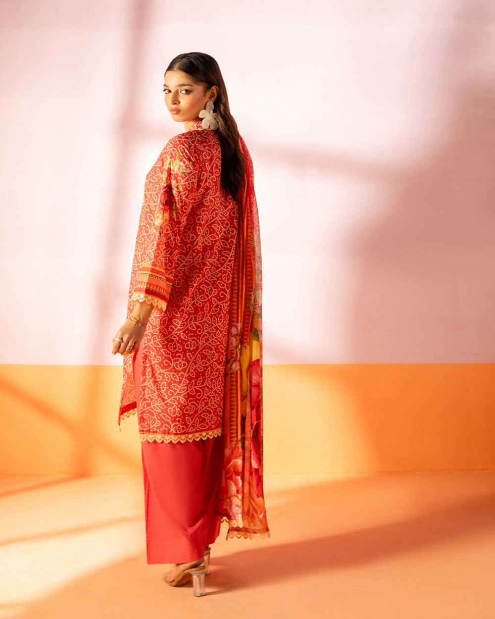 Salina Women’s 3PC Printed Suit-6, Women, 3Pcs Shalwar Suit, Chase Value, Chase Value