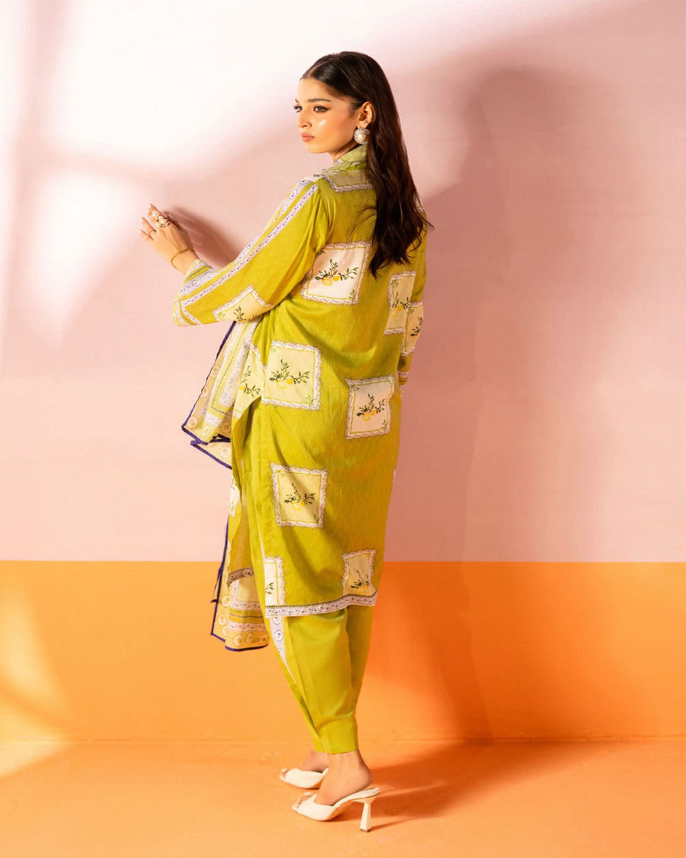 Salina Women’s 3PC Printed Suit-8, Women, 3Pcs Shalwar Suit, Chase Value, Chase Value