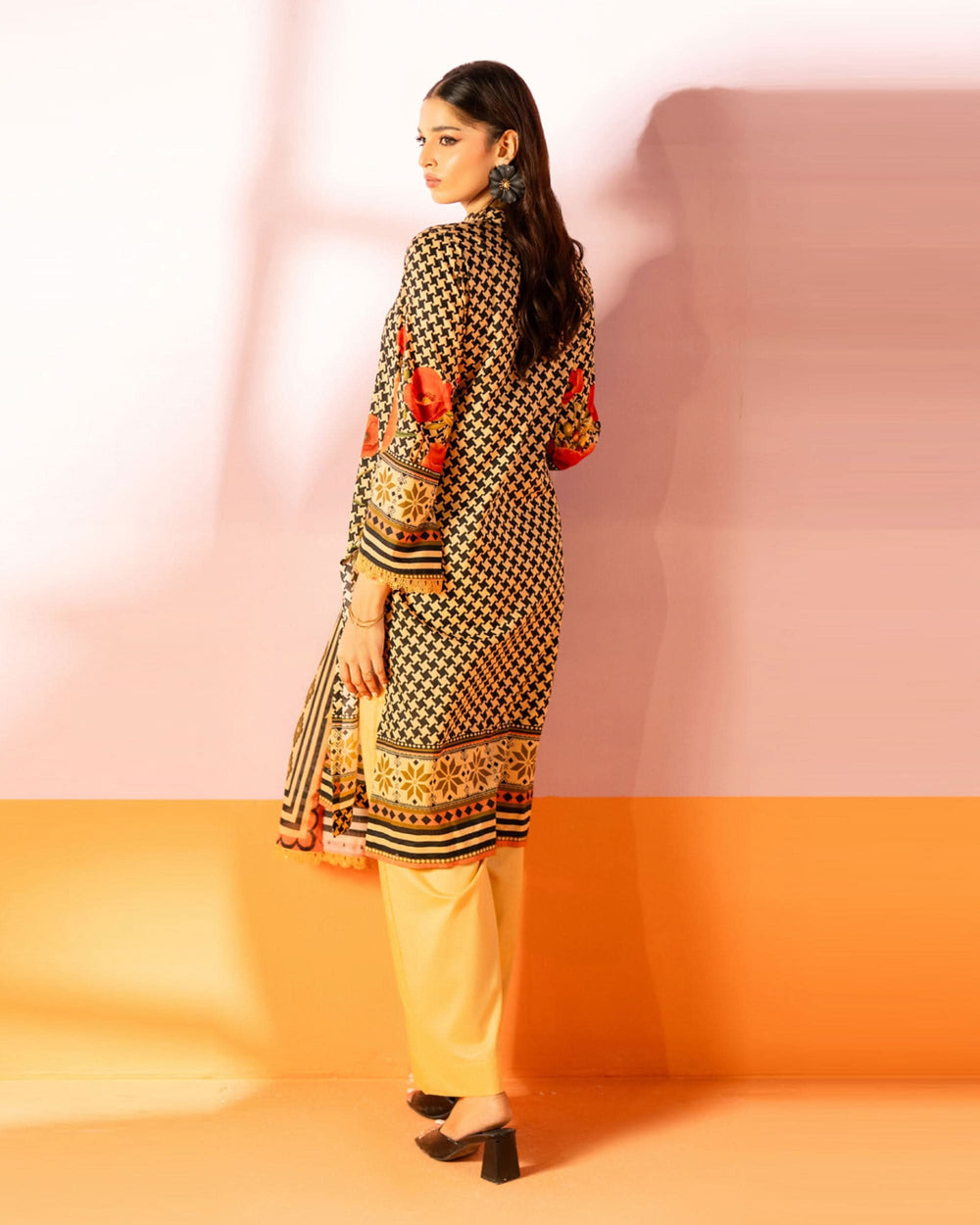 Salina Women’s 3PC Printed Suit-10, Women, 3Pcs Shalwar Suit, Chase Value, Chase Value