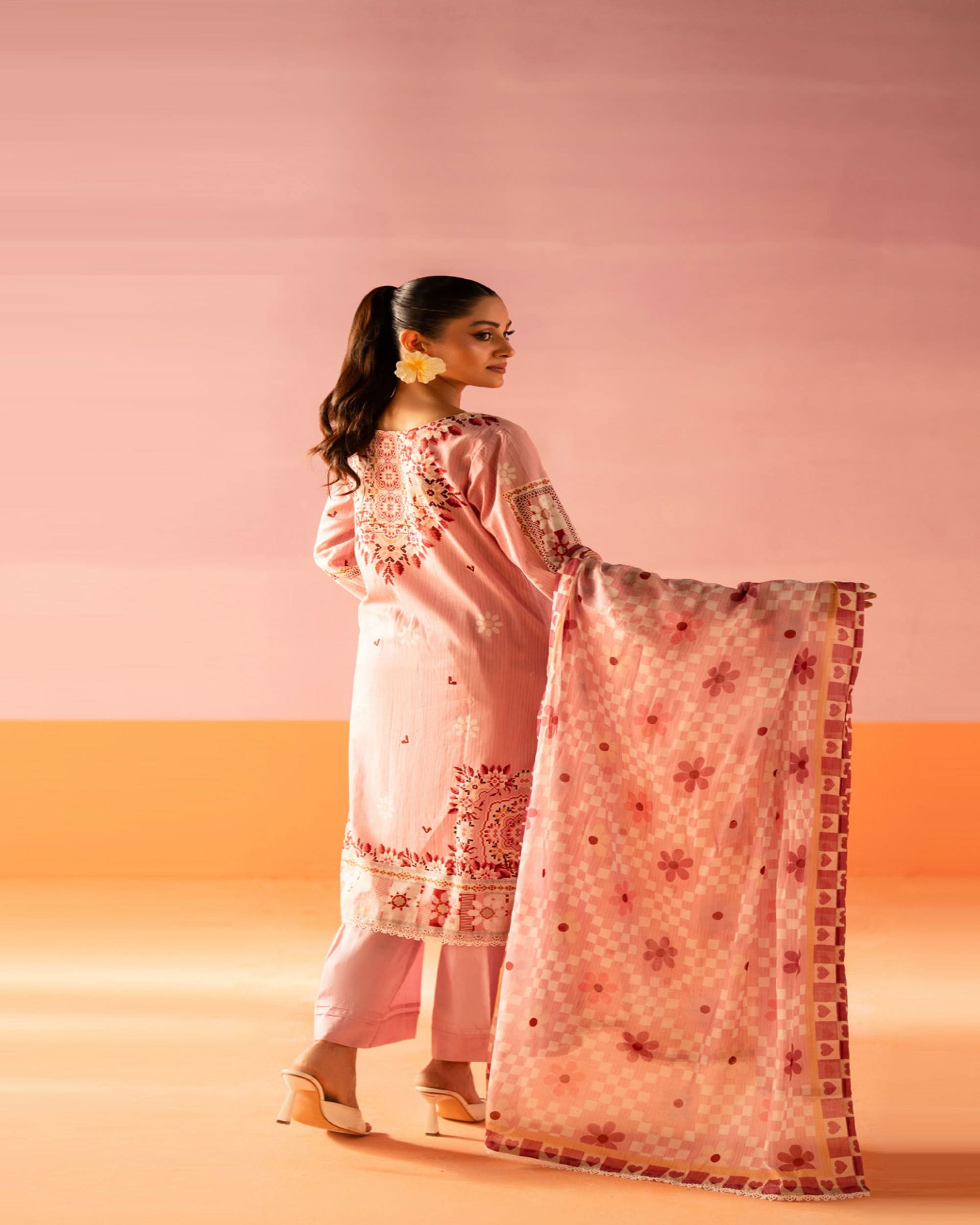 Salina Women’s 3PC Printed Suit-1, Women, 3Pcs Shalwar Suit, Chase Value, Chase Value